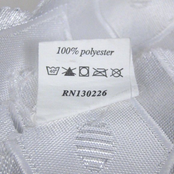 Prestige Tablecloth Polyester 145 x 350 cm Linen Diamond Pattern China - Picture 3 of 5